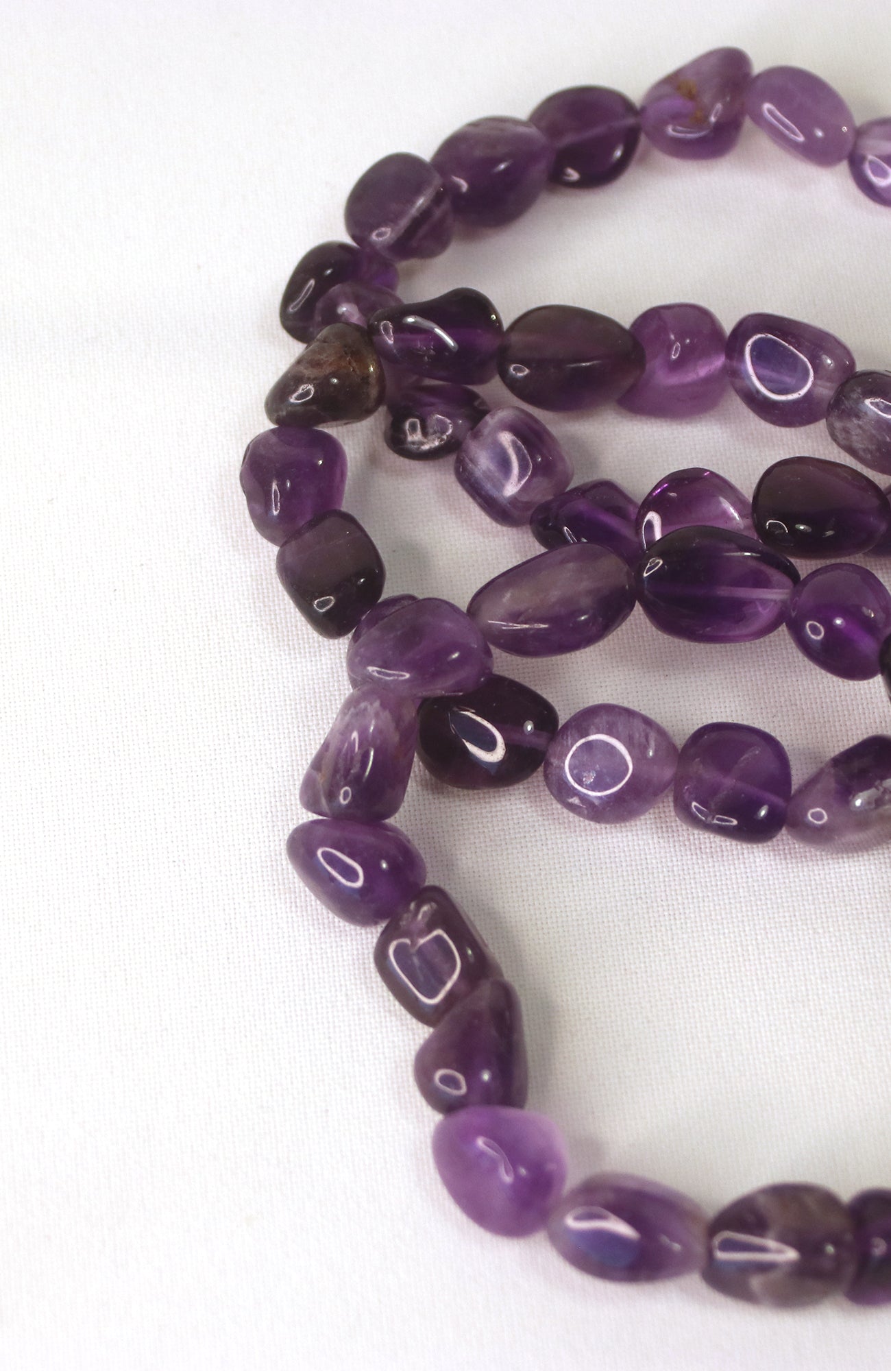 Amethyst 12mm Nugget HG Bracelet 454
